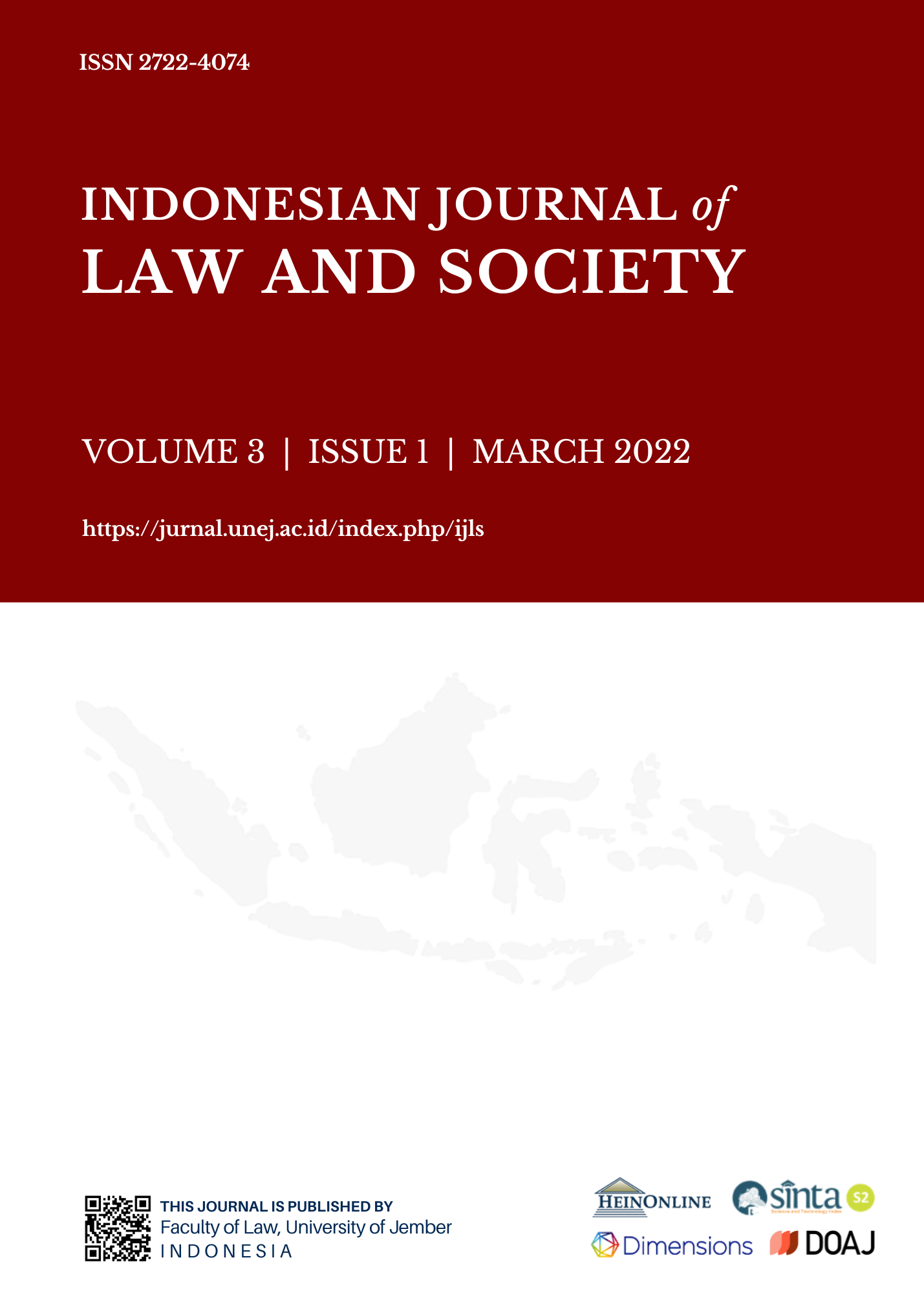 					View Vol. 3 No. 1 (2022): Decolonization, Legal Pluralism, and Human Rights (In Progress)
				